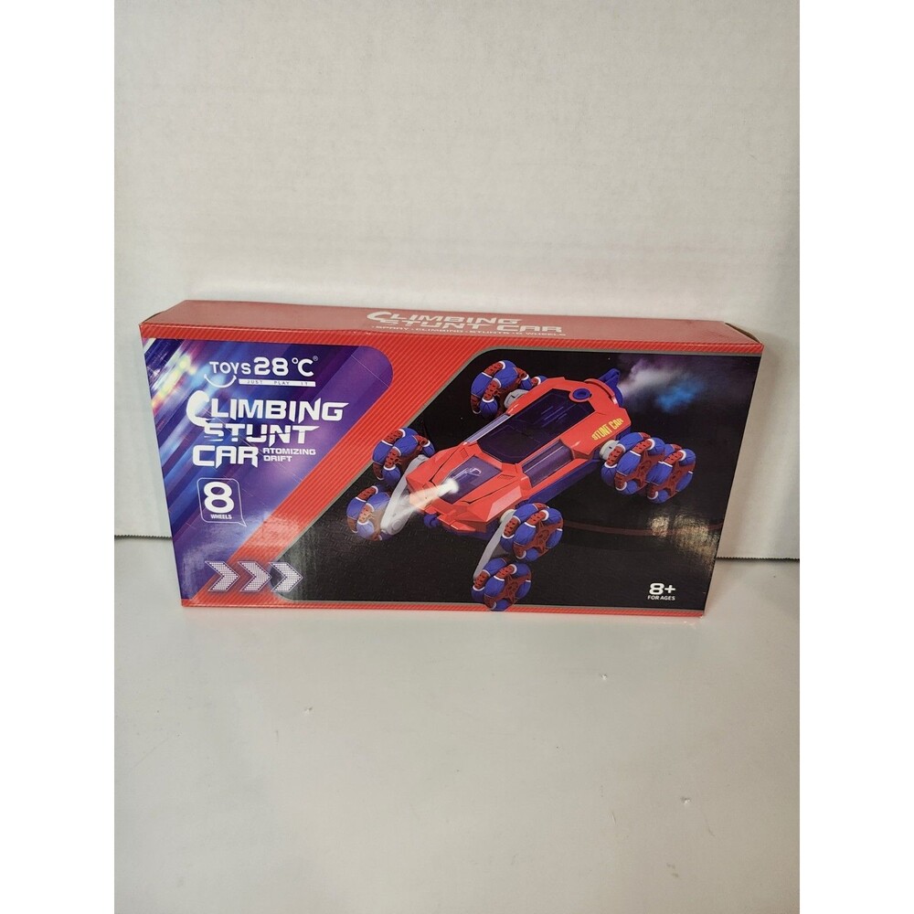 Gesture Sensing Stunt RC Cars, 8WD Remote Control Climbing Car Toys, Red Blue